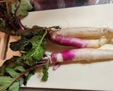 日野菜と水菜の豆腐サラダ作り方1写真