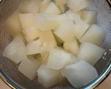 冬瓜のそぼろスープ作り方1写真