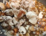 鶏もも肉とひら天のとろ〜り和風あんかけパスタ作り方7写真