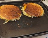 ホットプレートで広島お好み焼き作り方7写真