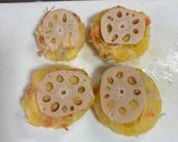 じゃが芋のれんこんはさみ焼き作り方3写真