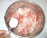 豚バラ肉オイスターソース炒め♪簡単レタス作り方2写真