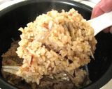しじみ餅で作るおこわ作り方10写真