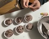 米粉と豆腐のチョコバナナマフィン作り方5写真