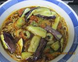 茄子とあおさのちくわ揚げラーメン作り方7写真