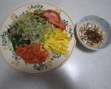 冷やし中華風ナムルつけ麺作り方7写真