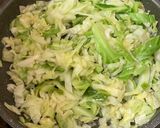 キャベツの彩り副菜作り方1写真