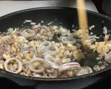 炊いたご飯で作る16穀米のイカ墨パエリア作り方13写真