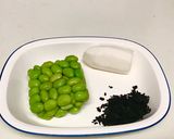 冷凍枝豆　長芋　ワカメで簡単に！作り方1写真