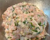 蓮根つくねの揚げ巻きと野菜の滲み煮作り方4写真