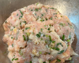 蓮根つくねの揚げ巻きと野菜の滲み煮作り方4写真