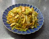 夏にぴったり！ラー油焼きそば作り方4写真