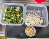 大根の葉とツナのトマトスパゲティ作り方1写真