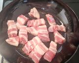 厚切り豚バラブロックのジャーマンポテト作り方4写真