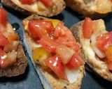 麗月トマトとハワイアンパイナップルのブルケッタ作り方4写真