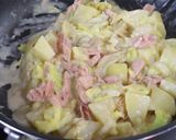 白菜とじゃがいものツナクリームグラタン作り方4写真