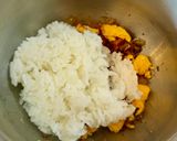 ウインナーと卵の梅おかか柚子胡椒クリチおむすび作り方6写真
