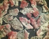 【野菜消費！】豚肉とナス🧧旨酸あん炒め🐼作り方2写真