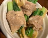青菜と竹の子の肉巻き作り方4写真