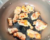 豚こまと玉ねぎのチーズバター焼き作り方4写真