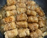 豚肉巻の玉ねぎ炒め盛り作り方5写真