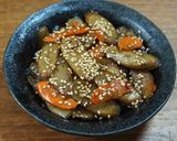 新ごぼうで大きなキンピラ作り方11写真