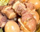 豚バラ肉と玉子のナンプラー煮込み作り方4写真