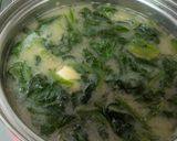 ほうれん草と豆腐のお味噌汁作り方3写真