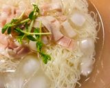 冷製素麺●しゃぶしゃぶベーコン添え作り方1写真