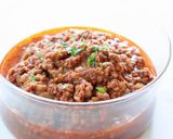 レンジで【Bistroミートソースパスタ作り方7写真