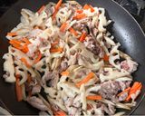 コンソメ風味の豚肉と根菜たちのきんぴら作り方3写真