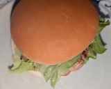 タレ焼きチキンバーガー作り方5写真