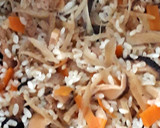 豚肉とごぼう入り☆旨み醤油の炊き込みご飯作り方7写真