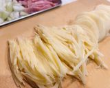 玉ねぎとベーコンチーズのポテトガレット作り方1写真