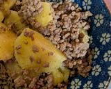簡単★ジャガと挽肉のマスゆずつゆ炒め作り方3写真