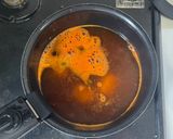 肉団子ねぎキムチ椎茸チーズの辛ラーメン作り方2写真