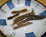 復活のサンマ！のレンチン骨せんべい作り方3写真