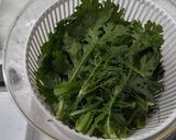 春菊の韓国風サラダ作り方1写真