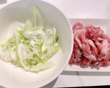 簡単!もやしたっぷり焼きラーメン風そうめん作り方1写真