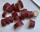 簡単！お豆腐さつまいもゴロゴロ蒸しパン♪作り方1写真