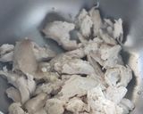 よだれ鶏とブロッコリーのデパ地下サラダ作り方2写真