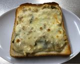 麻婆豆腐チーズトースト！作り方2写真