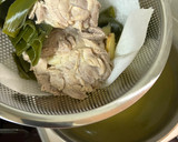 本格♫蒸し鶏のネギ油ソースかけ作り方5写真