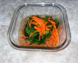 時短　ほうれん草の胡麻和え作り方8写真
