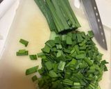 豆腐入りニラ卵お焼き作り方1写真