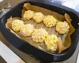 【健康パワー】鶏だんごのコーン蒸し作り方5写真