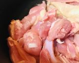 鶏肉のあまからネギ焼きうどん作り方1写真