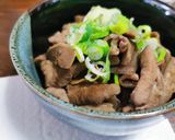 豚白モツごぼうこんにゃくの煮物作り方5写真