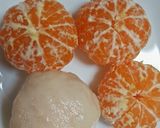 ★低糖質‼アーモンドミルクとオオバコで🍊みかん餅作り方7写真