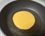 タンパク質豊富大豆粉のパンケーキ！作り方3写真